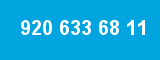920 633 68 11